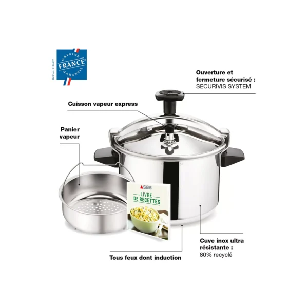 Autocuiseur SEB Authentique Eco 4.5L cocotte minute