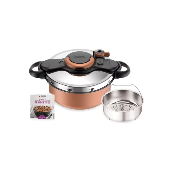 Autocuiseur SEB ClipsoMinut Duo Copper 5L P4705101