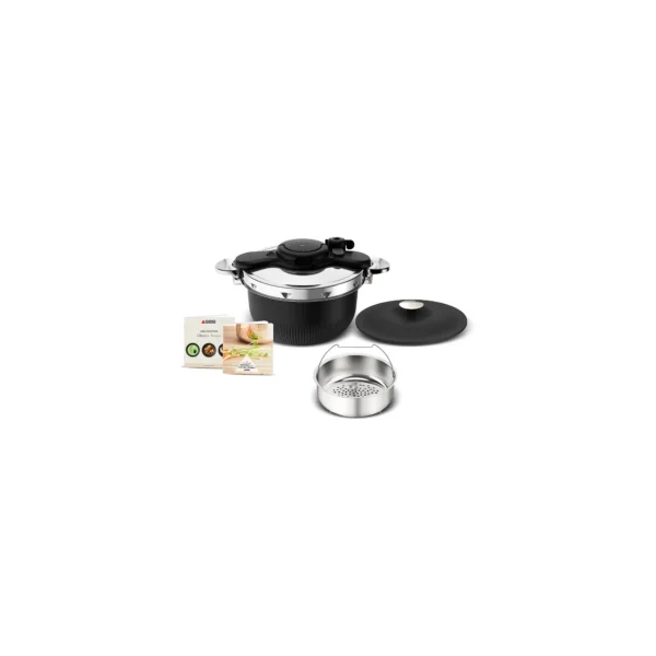 Autocuiseur SEB cocotte 3 en 1 TEMPO 6L noir