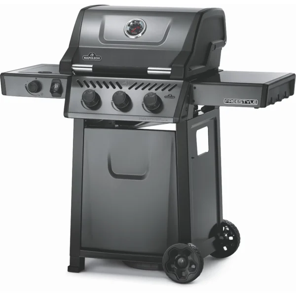 Barbecue gaz NAPOLEON Freestyle 3 bruleurs et rechaud lat
