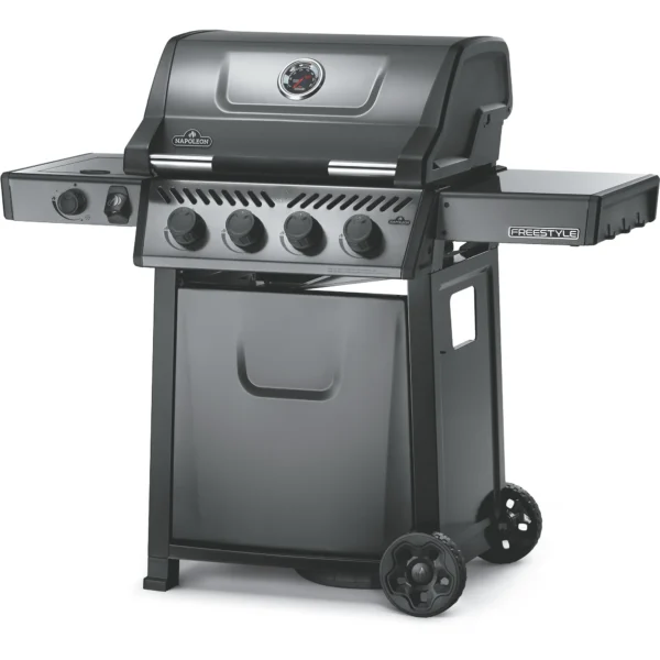 Barbecue gaz NAPOLEON Freestyle 4 bruleurs et rechaud lat