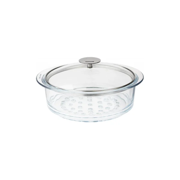 Cuiseur vapeur CRISTEL verre 20 cm avec couvercle