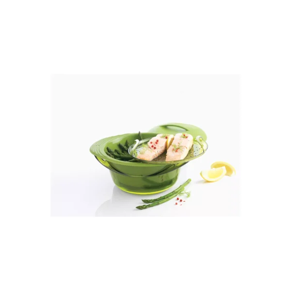 Cuiseur vapeur MASTRAD silicone vert