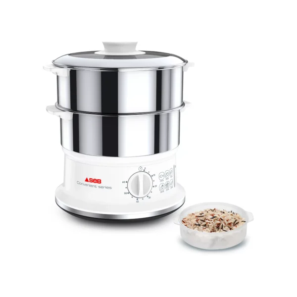 Cuiseur vapeur SEB 2 bols Inox VC145100