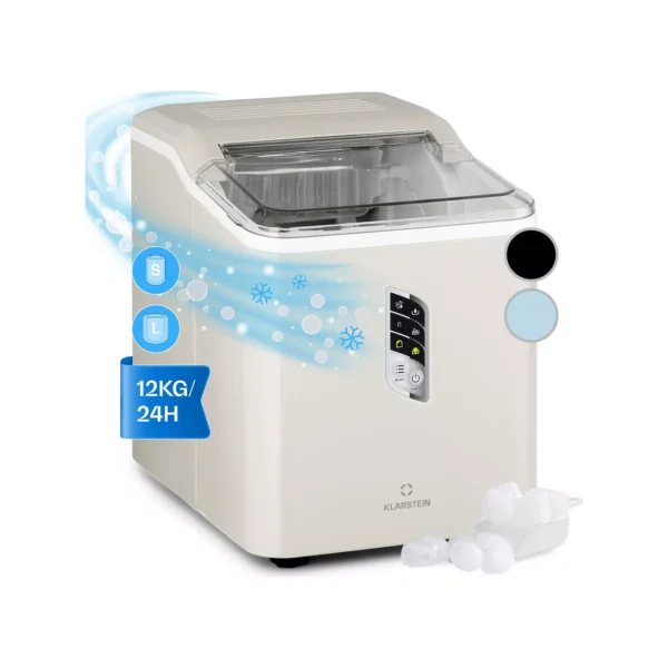 Machine à glaçons Klarstein Albaron - 12 kg 24 - Crème Machine à glaçons Klarstein Albaron - 12 kg/24 - Crème