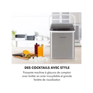Machine à glaçons Klarstein Arctic Porter - Argent – Image 6