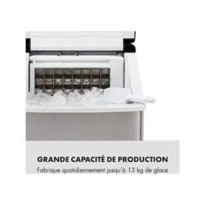 Machine à glaçons Klarstein Clearcube - Inox noir – Image 3
