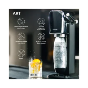 Machine à soda Sodastream ART Noire Pack Lave-Vaisselle – Image 4