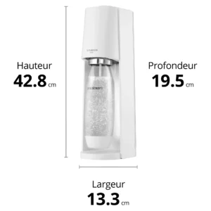 Machine à soda Sodastream TERRA blanche Pack 2 bouteilles – Image 2