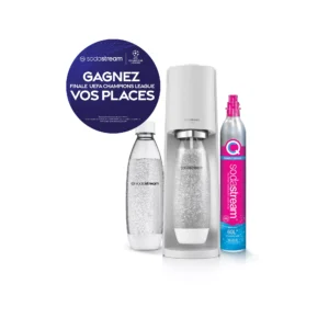 Machine à soda Sodastream TERRA blanche Pack 2 bouteilles