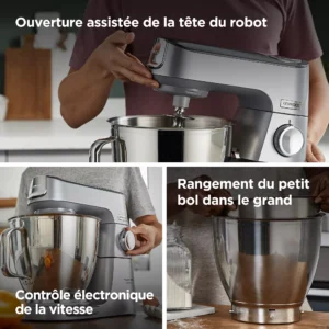 Robot pâtissier KENWOOD KVL85.009SI Titanium Chef Baker XL – Image 10