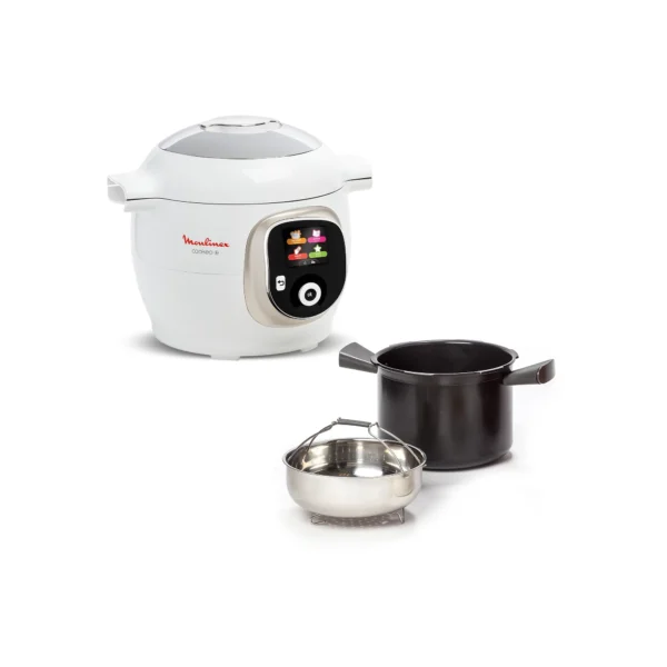 Cookeo Moulinex 180 recettes CE85BA10 blanc