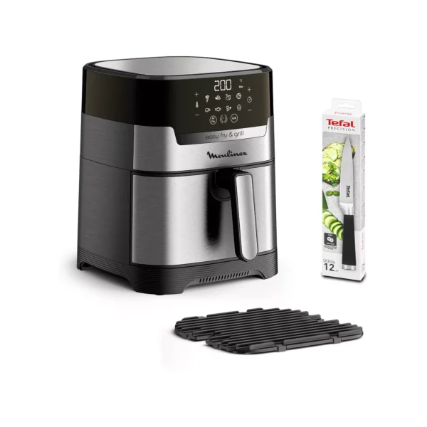 Friteuse sans huile MOULINEX Easy Fry and Grill+Couteau Tefal YY5138FB