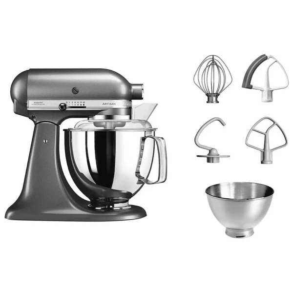 Robot pâtissier KITCHENAID 5KSM175EMS gris étain